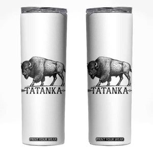 Tatanka Lakota Buffalo Bison Native American West Wildlife Skinny Tumbler