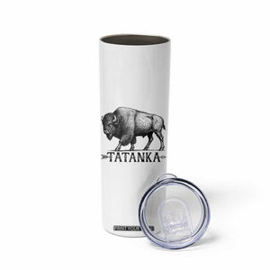 Tatanka Lakota Buffalo Bison Native American West Wildlife Skinny Tumbler