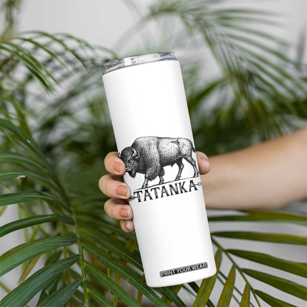 Tatanka Lakota Buffalo Bison Native American West Wildlife Skinny Tumbler