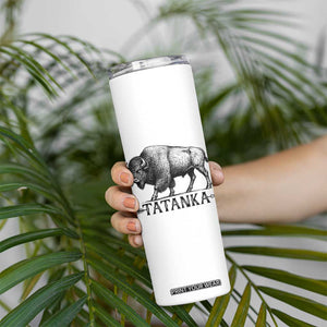 Tatanka Lakota Buffalo Bison Native American West Wildlife Skinny Tumbler
