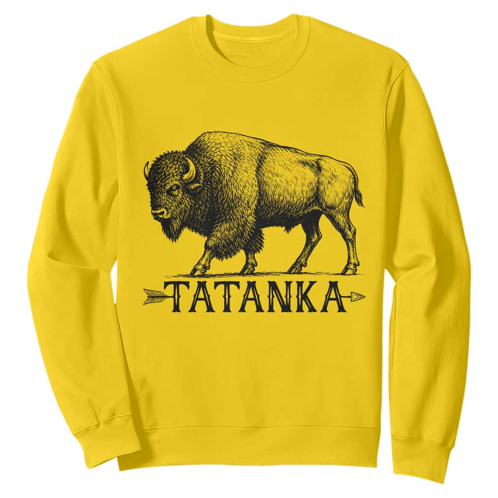 Tatanka Lakota Buffalo Bison Native American West Wildlife Sweatshirt