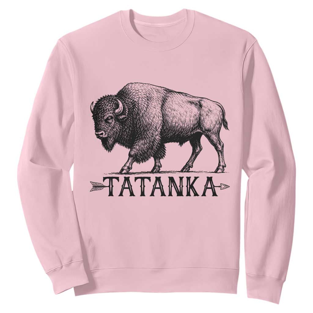 Tatanka Lakota Buffalo Bison Native American West Wildlife Sweatshirt