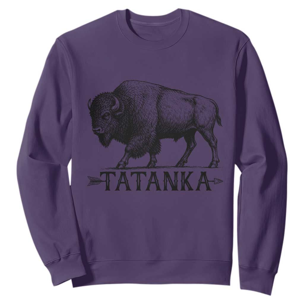Tatanka Lakota Buffalo Bison Native American West Wildlife Sweatshirt
