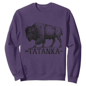 Tatanka Lakota Buffalo Bison Native American West Wildlife Sweatshirt