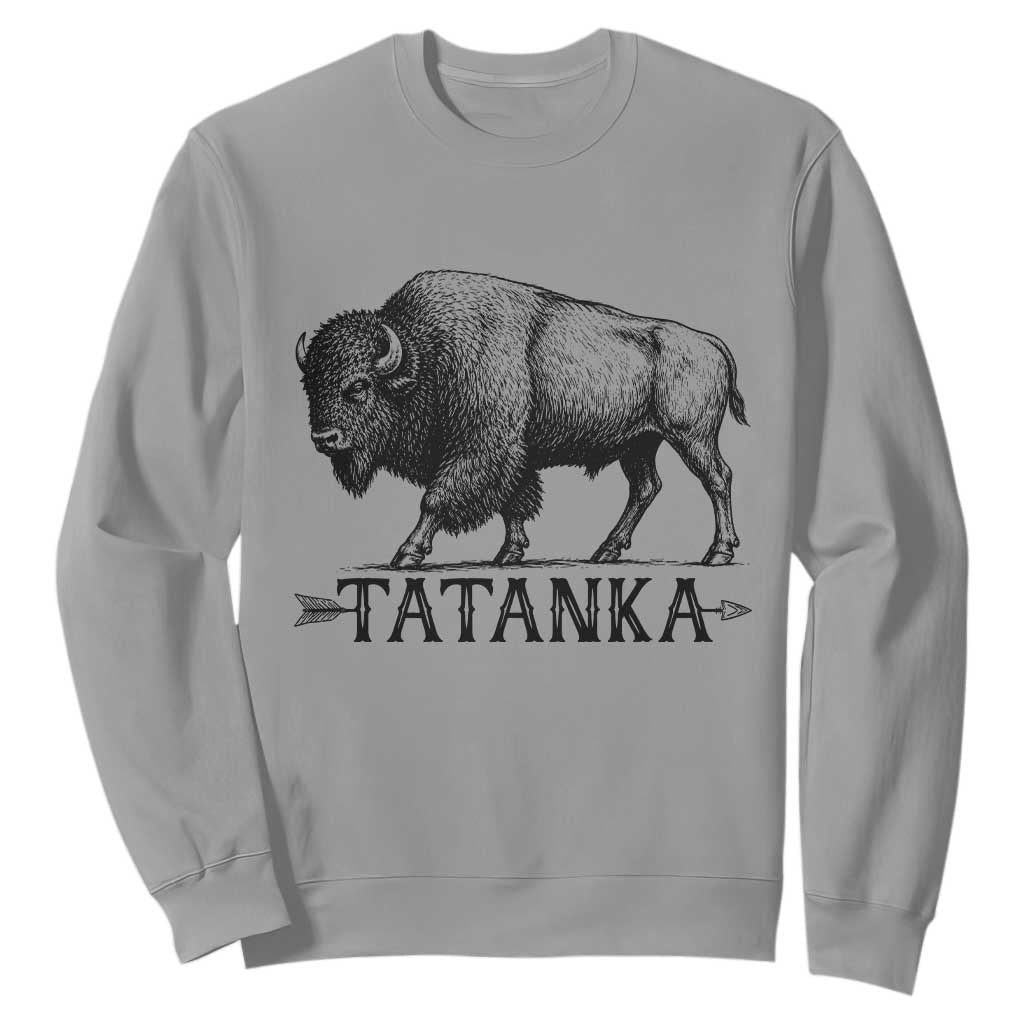 Tatanka Lakota Buffalo Bison Native American West Wildlife Sweatshirt