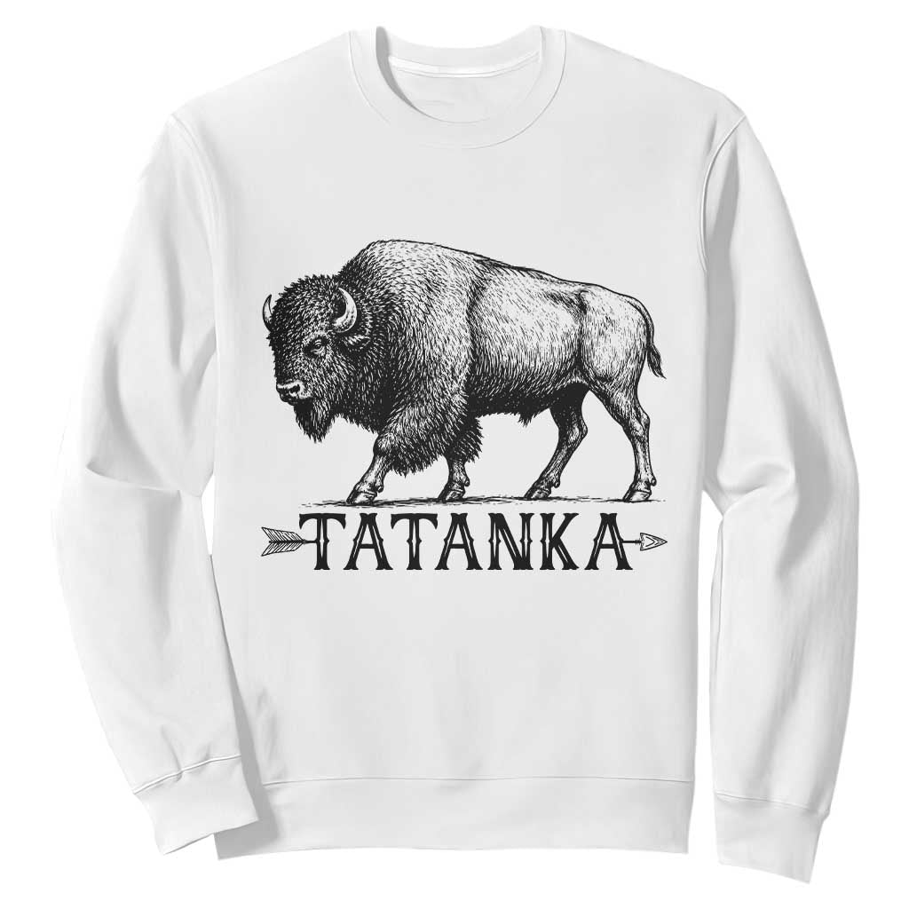 Tatanka Lakota Buffalo Bison Native American West Wildlife Sweatshirt
