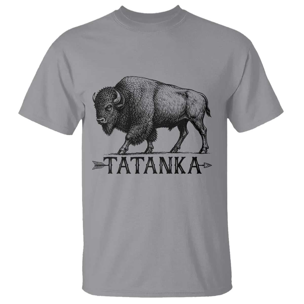 Tatanka Lakota Buffalo Bison Native American West Wildlife T Shirt