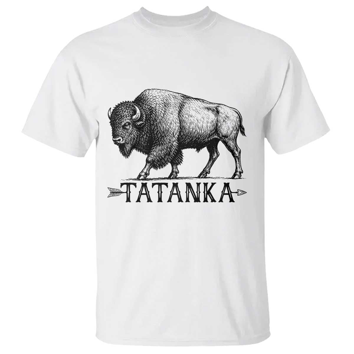 Tatanka Lakota Buffalo Bison Native American West Wildlife T Shirt