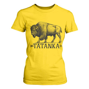 Tatanka Lakota Buffalo Bison Native American West Wildlife T Shirt For Women