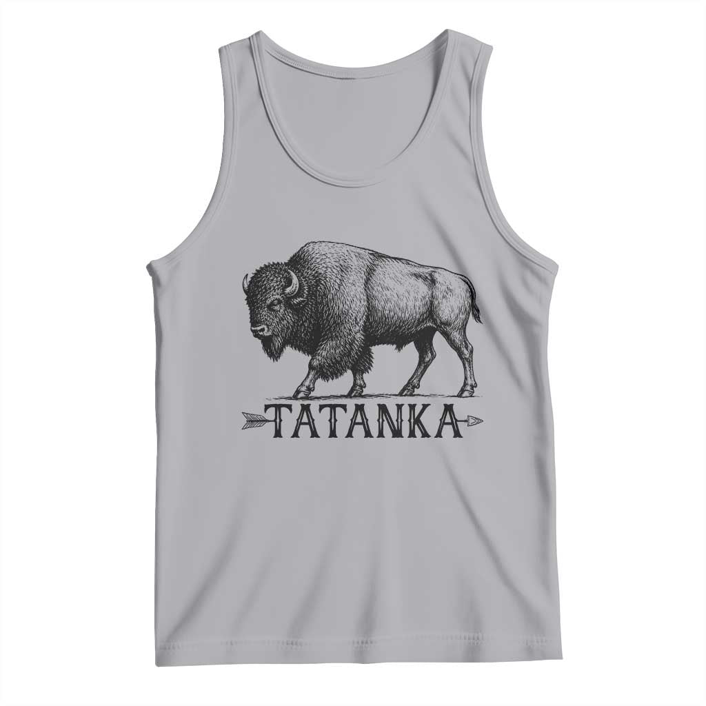 Tatanka Lakota Buffalo Bison Native American West Wildlife Tank Top