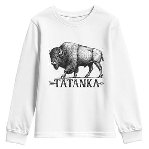 Tatanka Lakota Buffalo Bison Native American West Wildlife Youth Sweatshirt