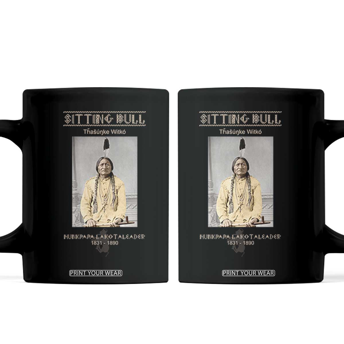 Sitting Bull Lakota Sioux Chief American Indian History Coffee Mug
