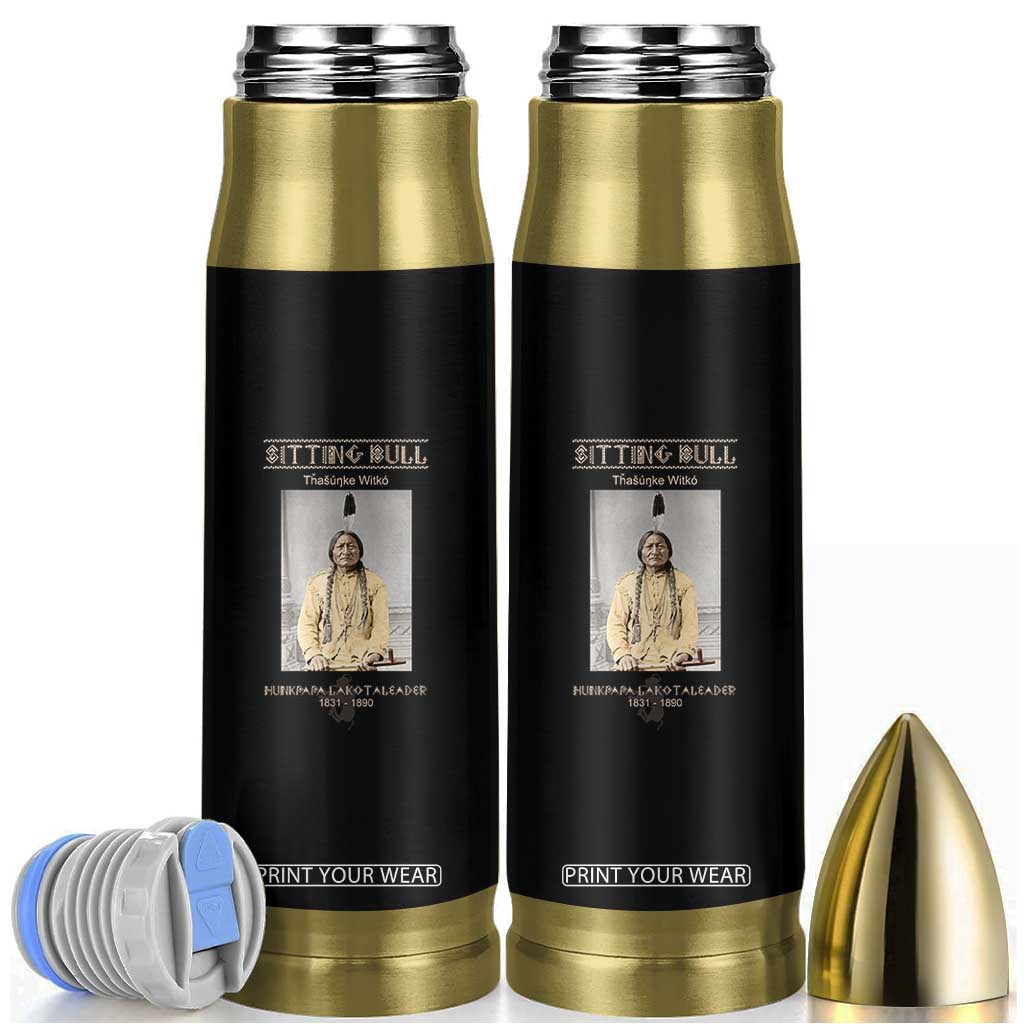 Sitting Bull Lakota Sioux Chief American Indian History Bullet Tumbler