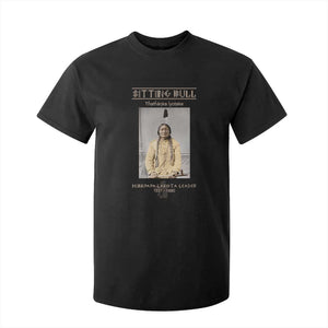 Sitting Bull Lakota Sioux Chief American Indian History T Shirt For Kid