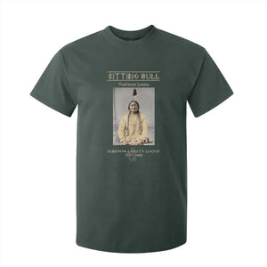 Sitting Bull Lakota Sioux Chief American Indian History T Shirt For Kid
