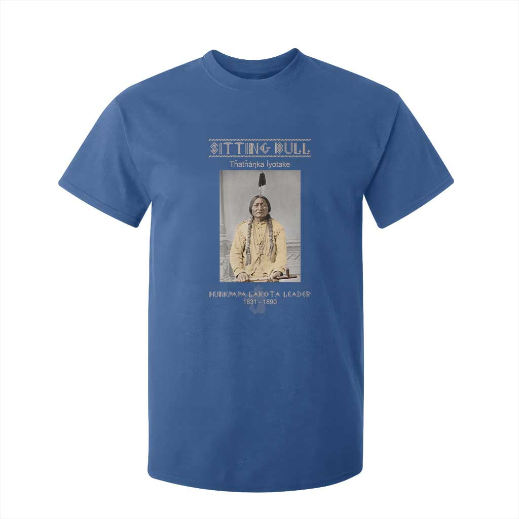 Sitting Bull Lakota Sioux Chief American Indian History T Shirt For Kid