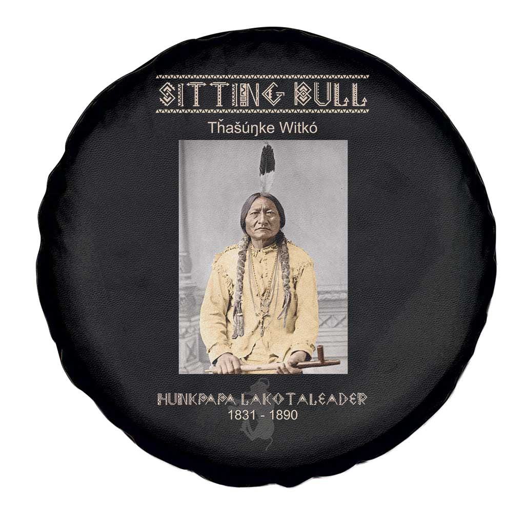 Sitting Bull Lakota Sioux Chief American Indian History Spare Tire Cover