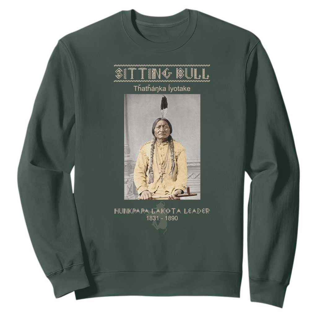 Sitting Bull Lakota Sioux Chief American Indian History Sweatshirt