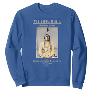 Sitting Bull Lakota Sioux Chief American Indian History Sweatshirt