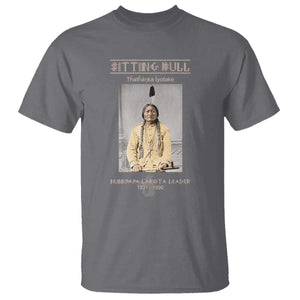 Sitting Bull Lakota Sioux Chief American Indian History T Shirt