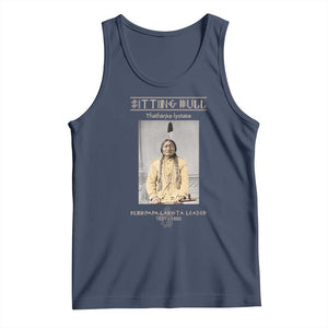 Sitting Bull Lakota Sioux Chief American Indian History Tank Top