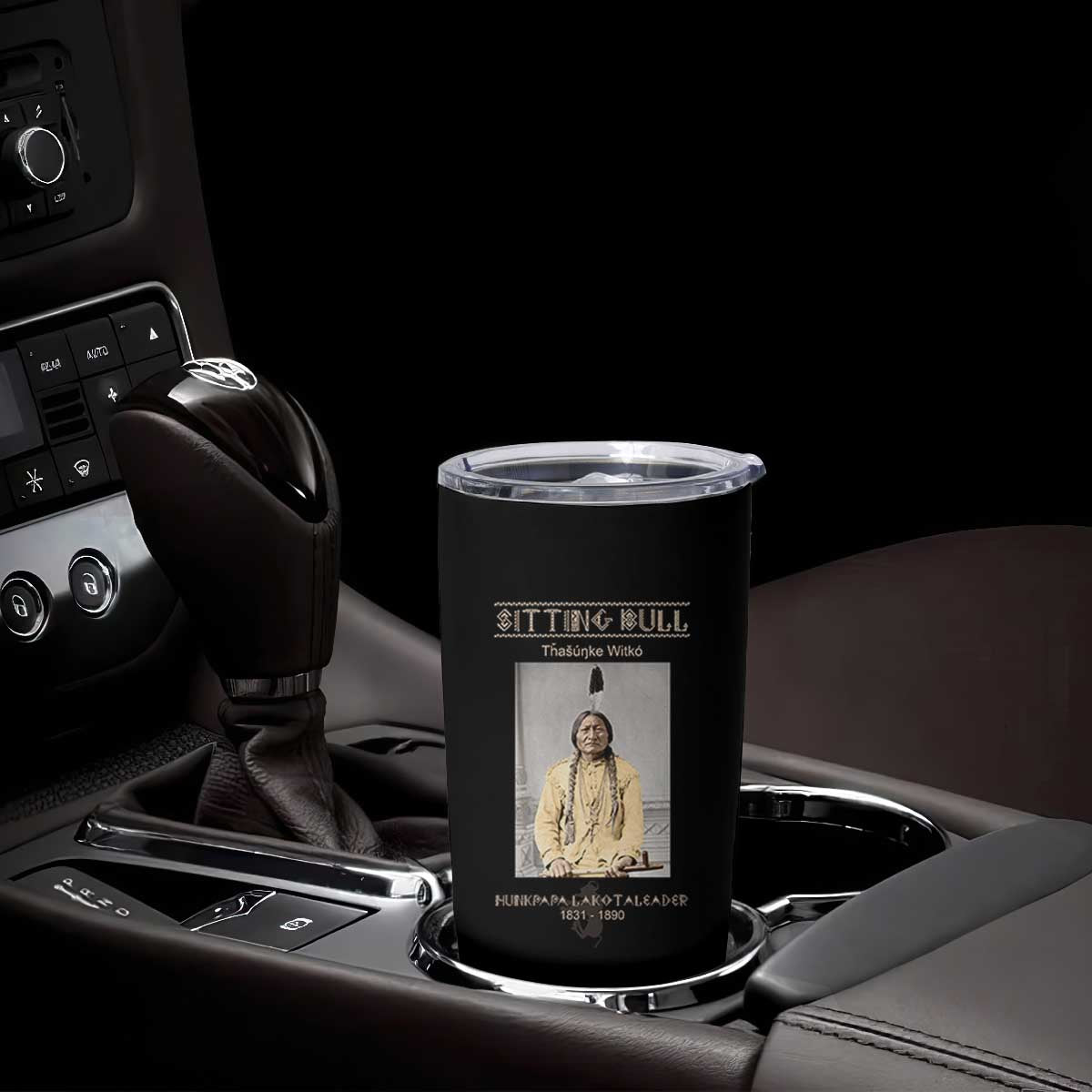 Sitting Bull Lakota Sioux Chief American Indian History Tumbler Cup