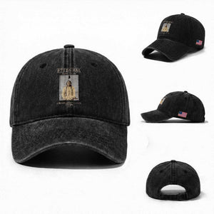 Sitting Bull Lakota Sioux Chief American Indian History Washed Cotton Baseball Cap