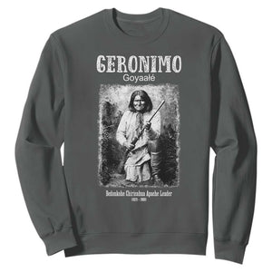 Geronimo Apache Leader American Indian History Sweatshirt