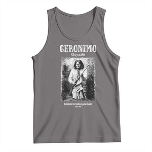 Geronimo Apache Leader American Indian History Tank Top