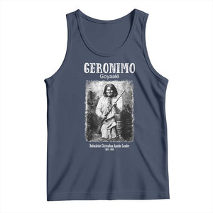 Geronimo Apache Leader American Indian History Tank Top