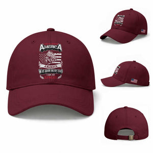 Apache Tribe Native American Indian Pride Baseball Cap I Was Not Born In America