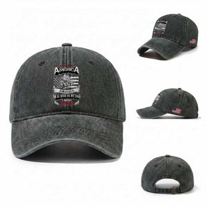 Apache Tribe Native American Indian Pride Washed Cotton Baseball Cap I Was Not Born In America
