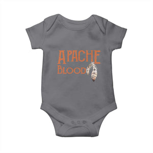 Apache Blood Roots for Proud Native American Peoples Baby Onesie
