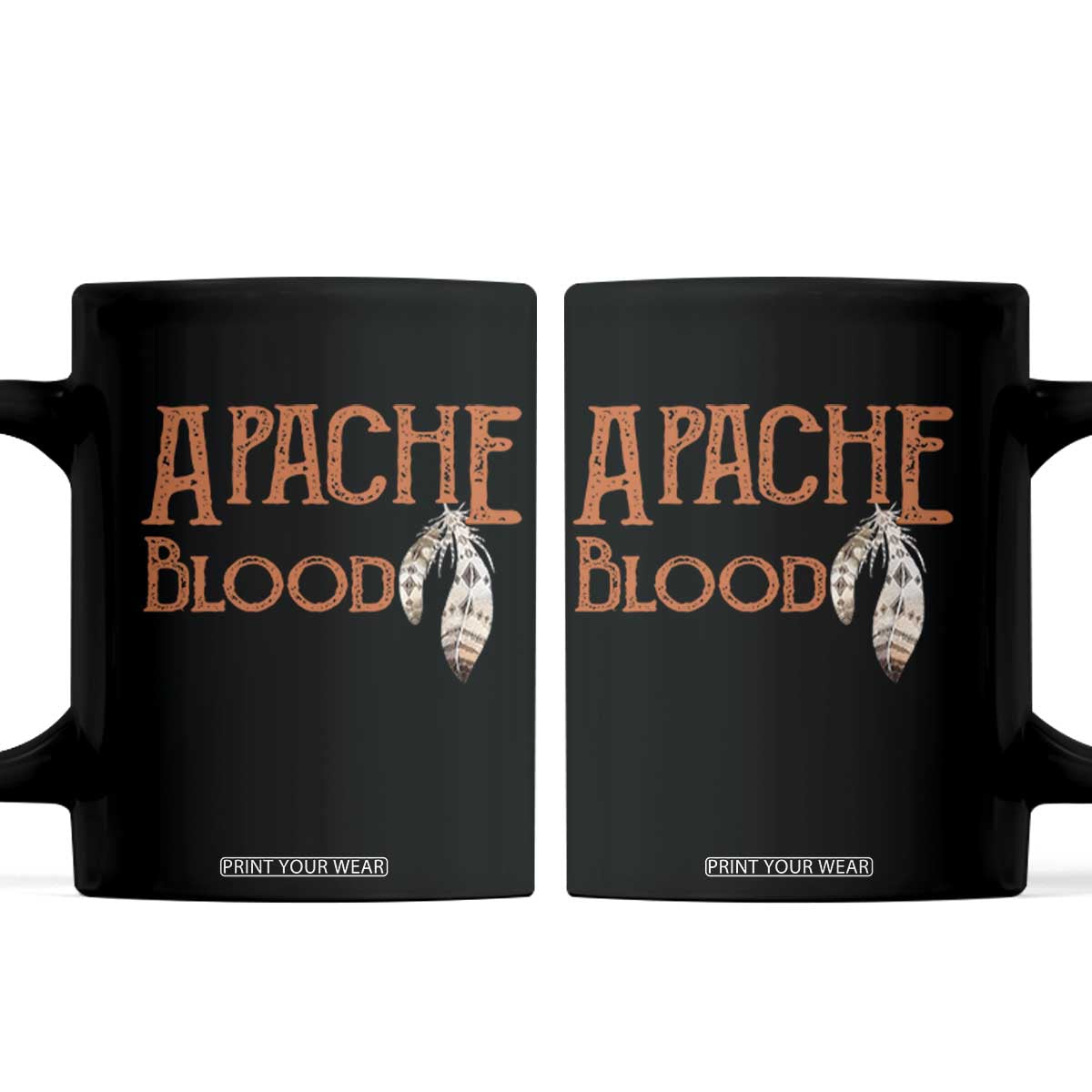 Apache Blood Roots for Proud Native American Peoples Coffee Mug