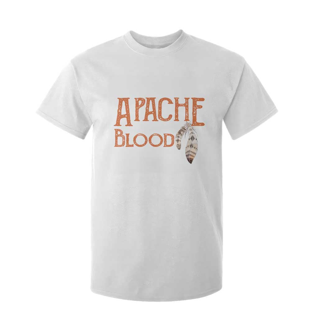 Apache Blood Roots for Proud Native American Peoples T Shirt For Kid