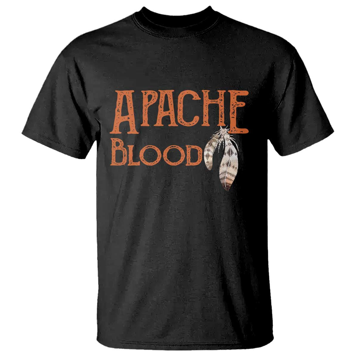 Apache Blood Roots for Proud Native American Peoples T Shirt