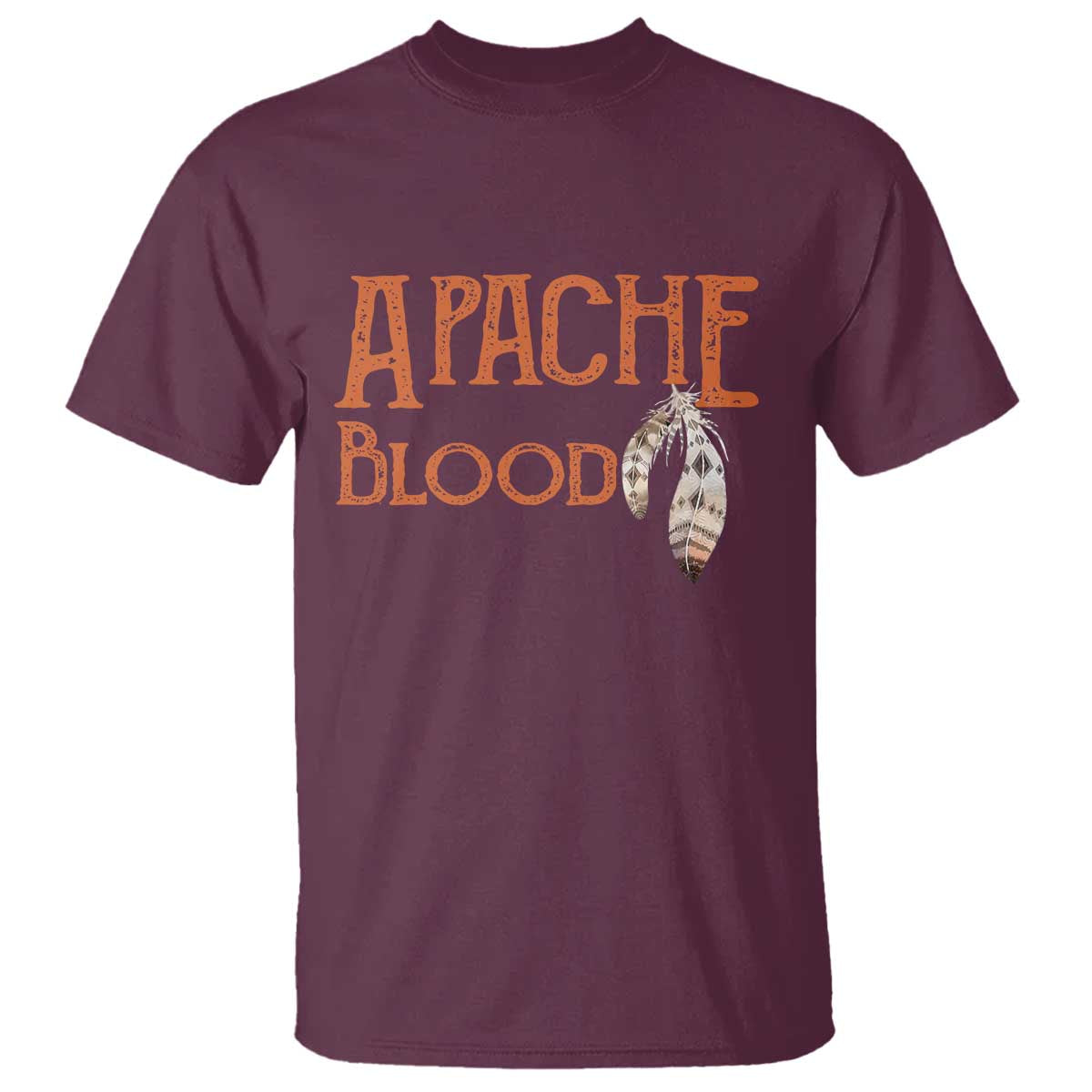 Apache Blood Roots for Proud Native American Peoples T Shirt