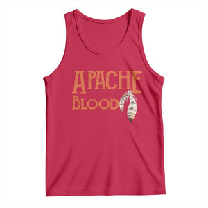 Apache Blood Roots for Proud Native American Peoples Tank Top