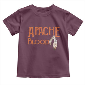 Apache Blood Roots for Proud Native American Peoples Toddler T Shirt
