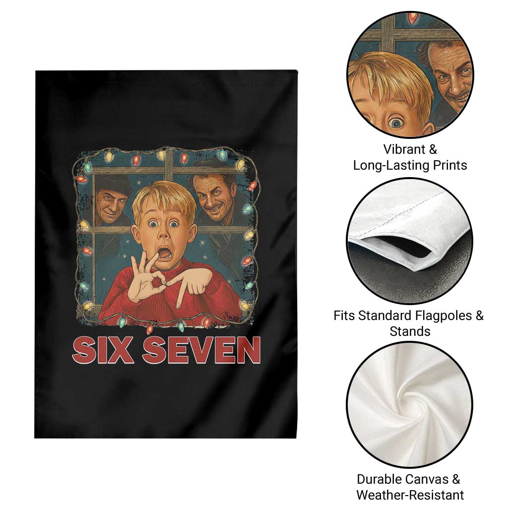 67 Six Seven Christmas Meme Garden Flag Funny Family Xmas Movie TS14 Print Your Wear