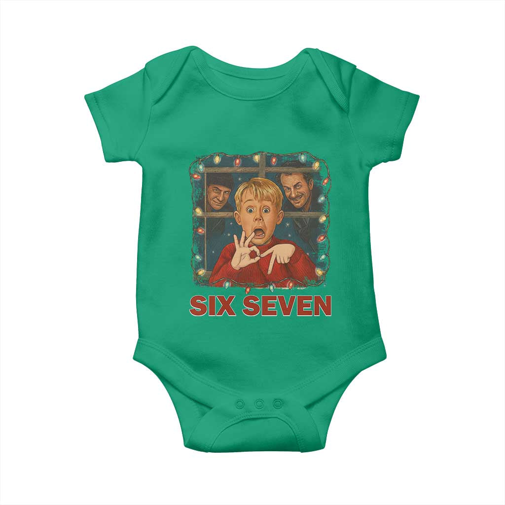 67 Six Seven Christmas Meme Baby Onesie Funny Family Xmas Movie TS14 Irish Green Print Your Wear