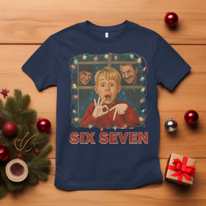67 Six Seven Christmas Meme T Shirt Funny Family Xmas Movie TS14 Navy Print Your Wear