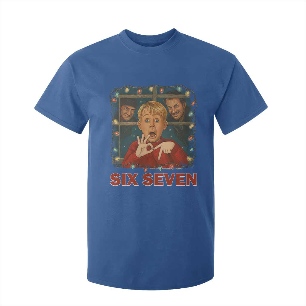 67 Six Seven Christmas Meme T Shirt For Kid Funny Family Xmas Movie TS14 Royal Blue Print Your Wear
