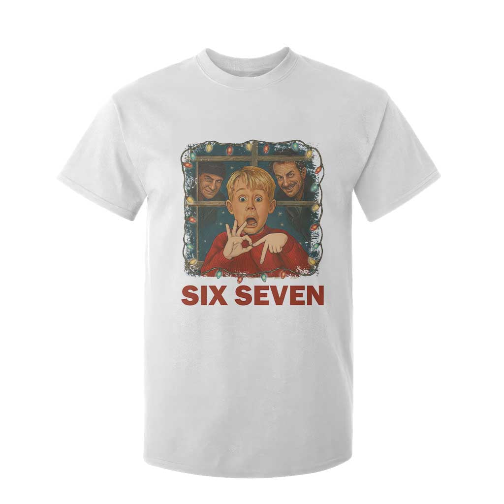 67 Six Seven Christmas Meme T Shirt For Kid Funny Family Xmas Movie TS14 White Print Your Wear