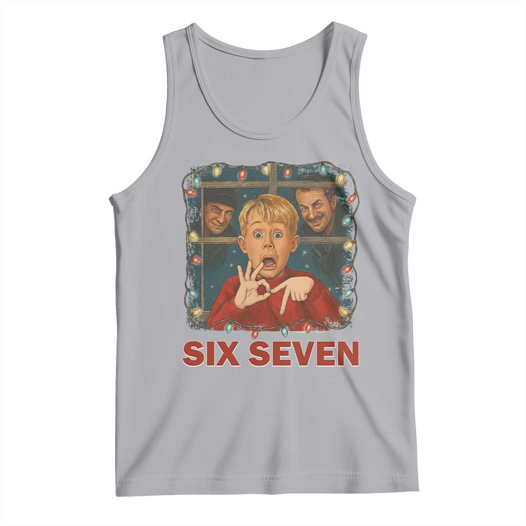 67 Six Seven Christmas Meme Tank Top Funny Family Xmas Movie TS14 Athletic Heather Print Your Wear