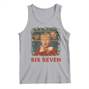 67 Six Seven Christmas Meme Tank Top Funny Family Xmas Movie TS14 Athletic Heather Print Your Wear