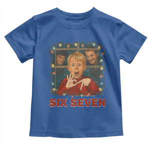 67 Six Seven Christmas Meme Toddler T Shirt Funny Family Xmas Movie TS14 Royal Blue Print Your Wear