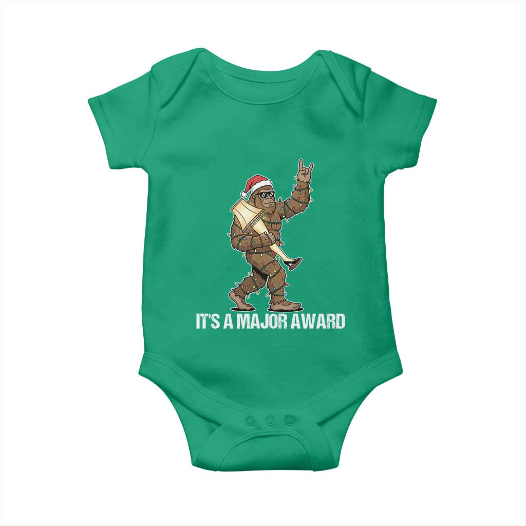 Leg Lamp Christmas Baby Onesie Funny Bigfoot Fra Gee Leh Xmas TS14 Irish Green Print Your Wear