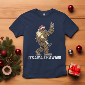Leg Lamp Christmas T Shirt Funny Bigfoot Fra Gee Leh Xmas TS14 Navy Print Your Wear