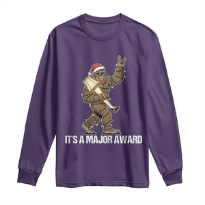 Leg Lamp Christmas Long Sleeve Shirt Funny Bigfoot Fra Gee Leh Xmas TS14 Purple Print Your Wear